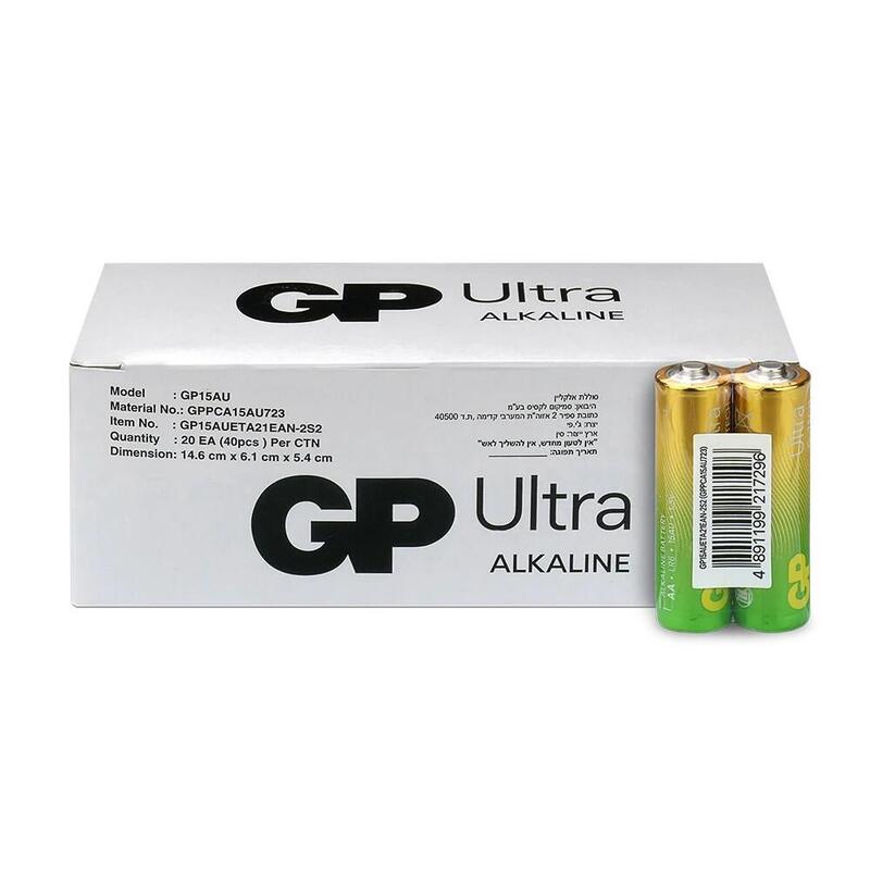 Pilas Alcalinas Lr6/Aa Gp Ultra 40ud. (G-Tech)