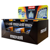 Pilas Alcalinas Maxell Lr03 Aaa, Paquete De 4 Unidades (30 Blísters/120 Pilas)