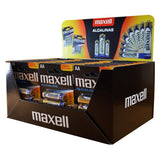 Pilas Alcalinas Maxell Lr6 Aa, Paquete De 4 Unidades (30 Blísters/120 Pilas)