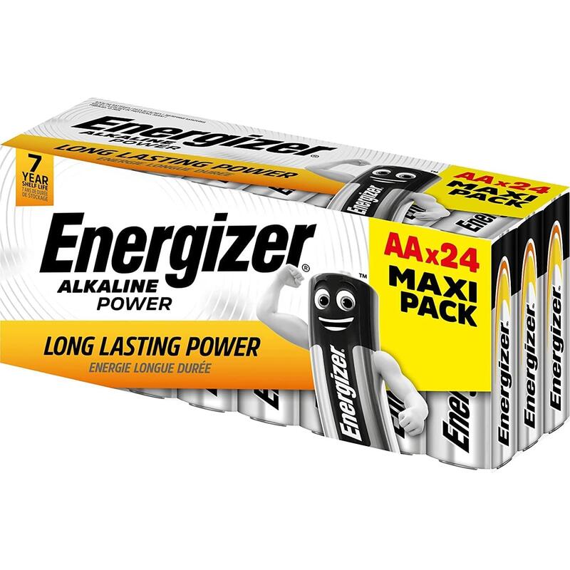 Pilas Alkalinas Power Tipo Lr6 (Aa) Energizer Pack 24  E300456401