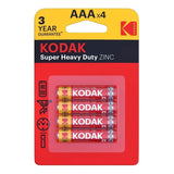 Pilas Kodak Ehd Aaa Lr3 Pack 4 Extra Heavy Duty