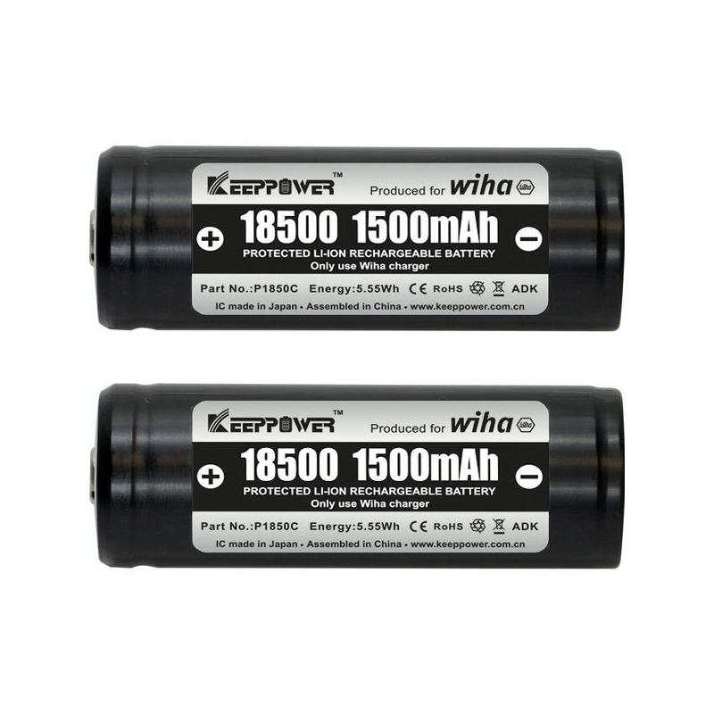 Pilas Wiha Akku-Set 18500 Li-Ion 599001