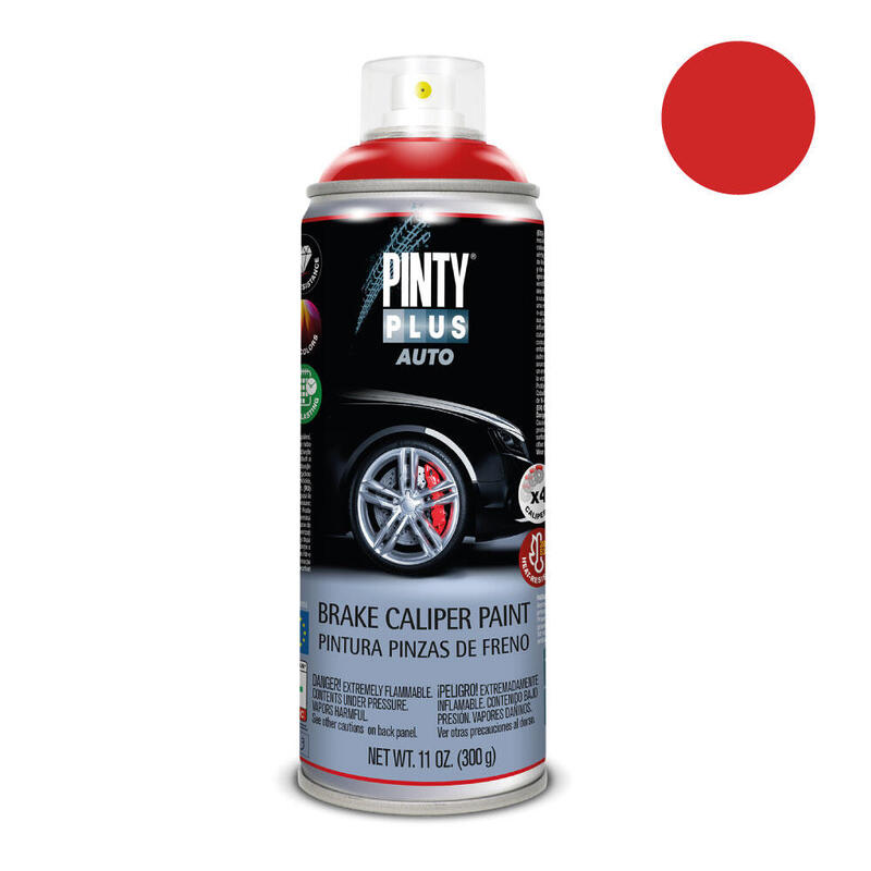 Pintura En Spray Pintyplus Auto 520cc Pinzas Freno Pf107 Rojo