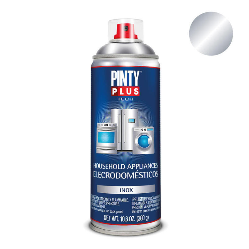 Pintura En Spray Pintyplus Tech Inox Electrodomésticos E150 Spray 520cc