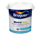 Pintura Plastica Blanca Mate Mistral 0,75l 5586676 Bruguer
