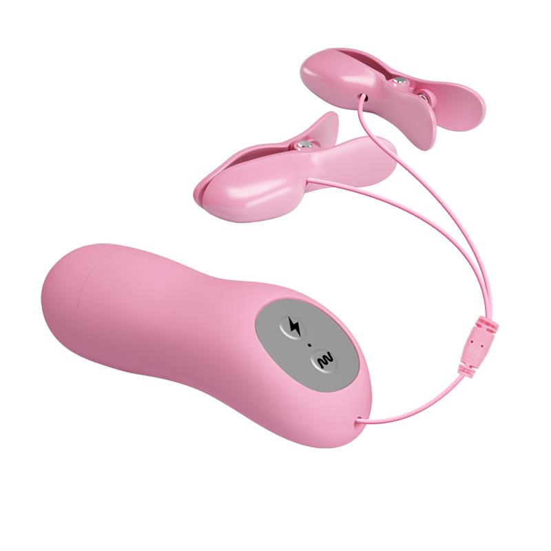 Pinza Para Pezones Con Vibración Y Electro Shock