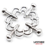 Pinzas De Metal Para Pezones Ajustables