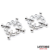 Pinzas De Metal Para Pezones Ajustables