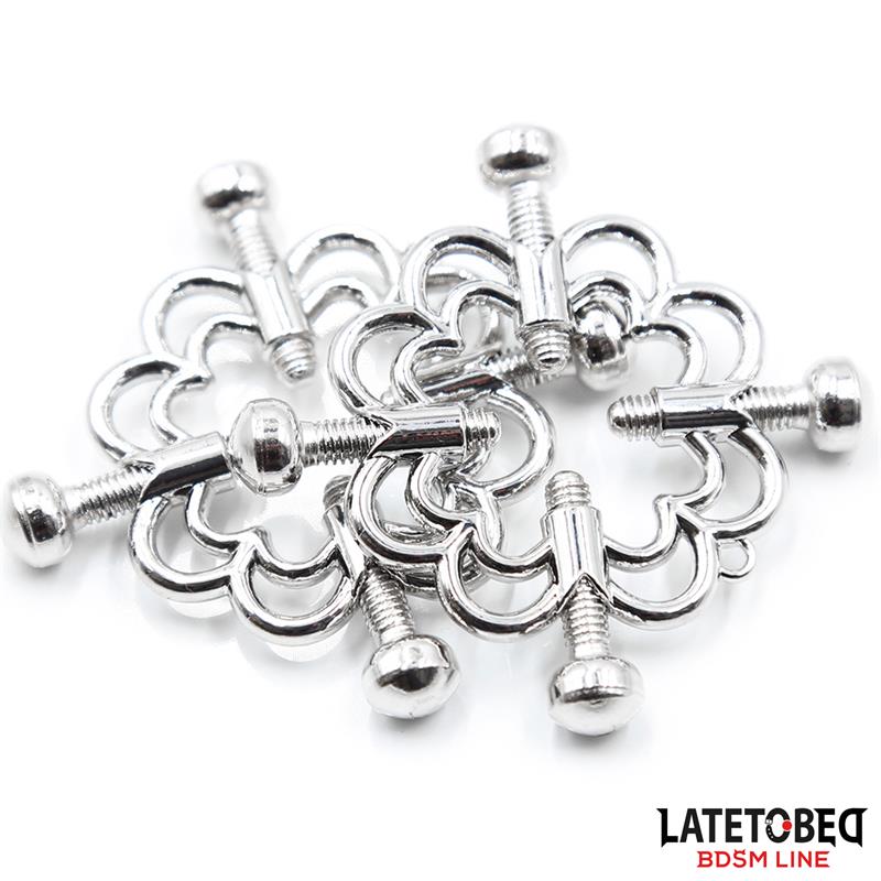 Pinzas De Metal Para Pezones Ajustables