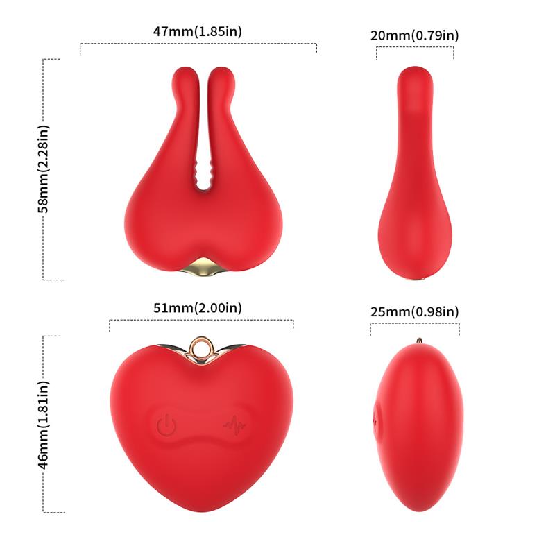 Pinzas Magnéticas Para Los Pezones Con Collar