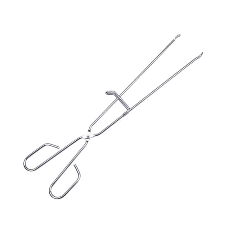 Pinzas Para Barbacoa De Acero Inox. Con Tope 45cm