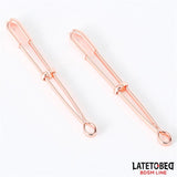 Pinzas Para Pezones Color Oro Rosa