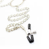 Pinzas Para Pezones Y Clítoris Con Cadena Plata