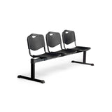 Piqueras Y Crespo Nowy Styl Bancada Iso Plastic 3 Plazas Pvc Color Negro