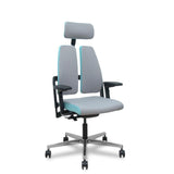 Piqueras Y Crespo Nowy Styl Silla Xilium Duo Traslak X-Move Era Gris Y Azul Brazo 4d Cabecero 2d