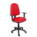 Piqueras Y Crespo Silla Aýna Similpiel Rojo Brazos Regulables