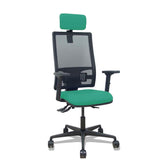 Piqueras Y Crespo Silla Bormate Malla Negra Asto.Bali Esmeralda Brazos 2d Ruedas65 Cabec Reg