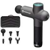 Pistola De Masaje Muscular Booster  6 Cabezales Smart-Hit Reducción De Ruido