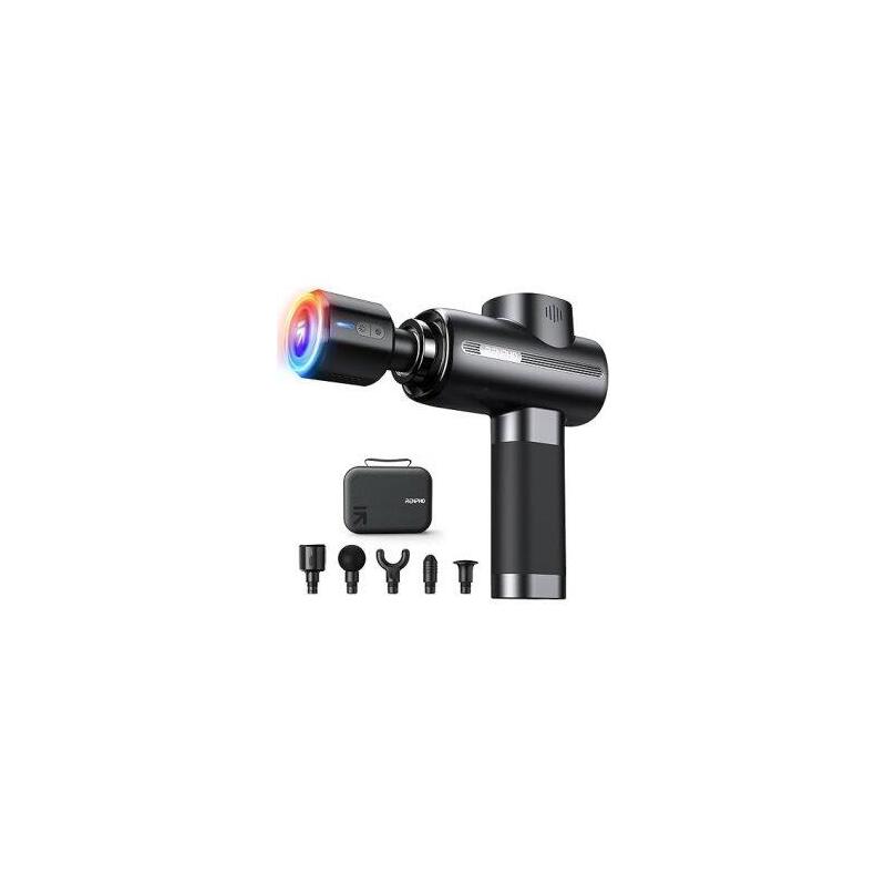 Pistola De Msaje Muscular Renpho Active Thermacool Calor Y Frio 3200rpm 150w 5 Velocidades Estuche Y