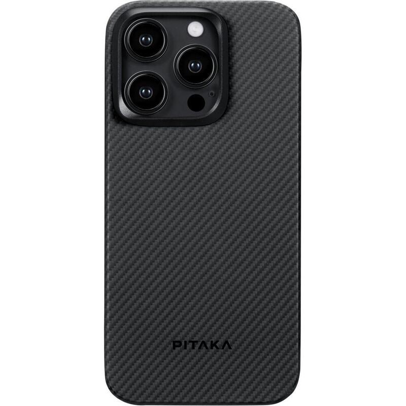 Pitaka Magez Case 4 600d For Iphone 15 Pro Black/Grey Twill