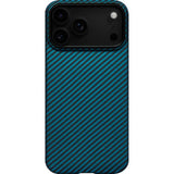 Pitaka Ultra-Slim Case For Iphone 17 Pro Blue/Grey Twill