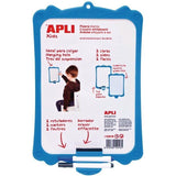 Pizarra Rígida Para Rotuladores Apli Kids 12916 Blanca Doble Cara Incluye 2 Rotuladores / Borrador Agujero Superior Para Colgar