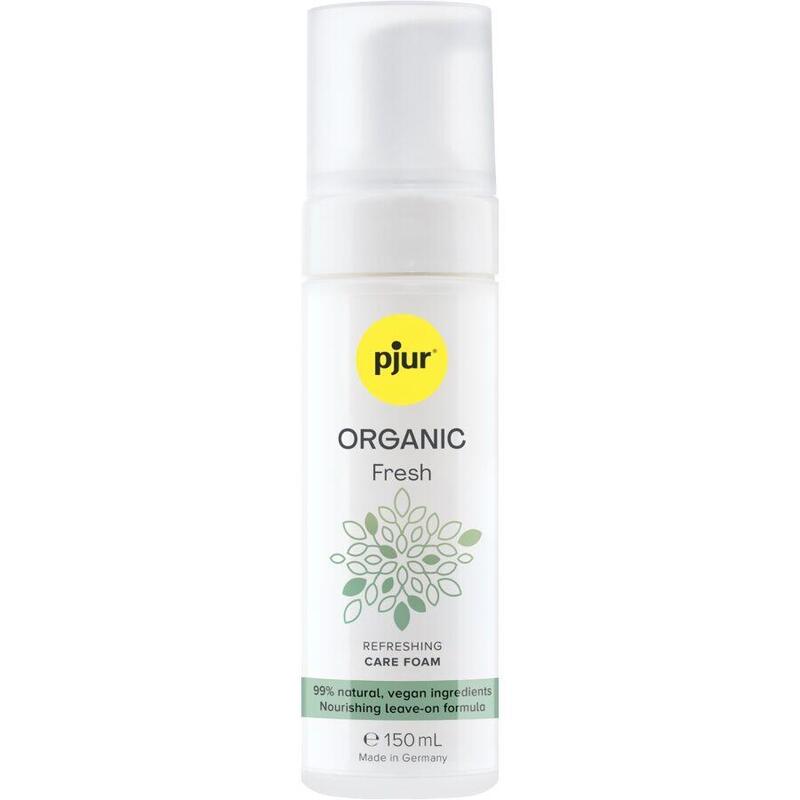 Pjur - Organic Fresh Espuma Refrescante Vegana Sin Enjuague 150 Ml