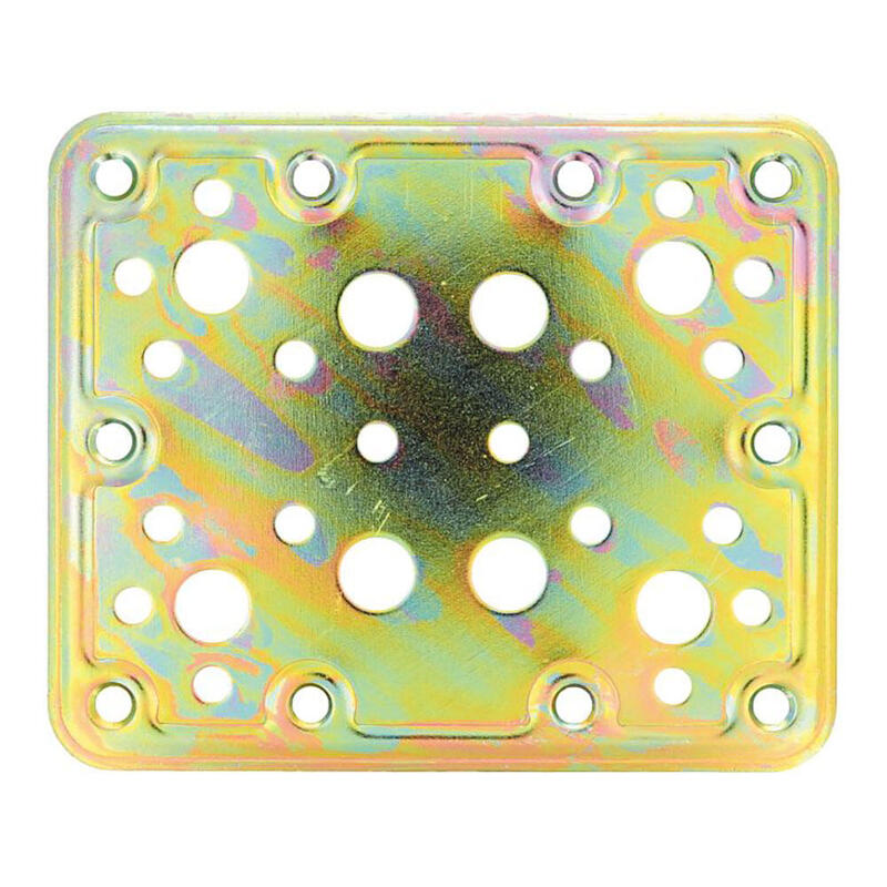 Placa 504-120x100mm Acero Bicromatado (S) 12126 Amig