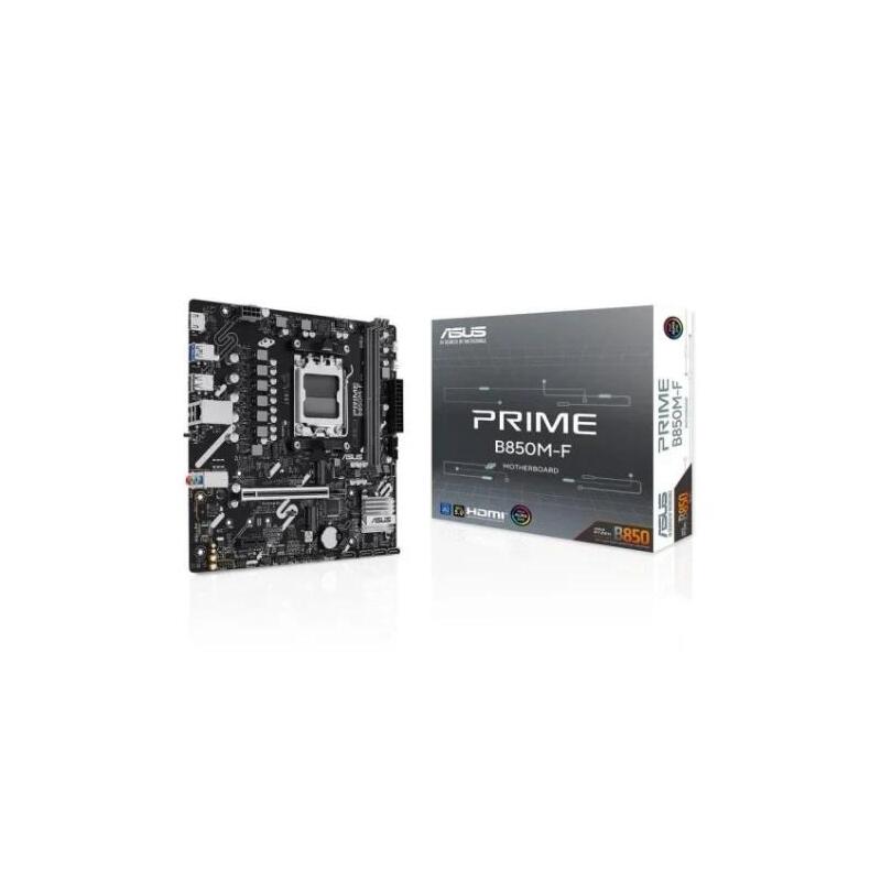 Placa Asus Prime B850m-F,Amd,Am5,B850,2ddr5,128gb,1hdmi,4sata3+2m.2,Gblan,5usb3.2,Matx  90mb1n90-M0eay0