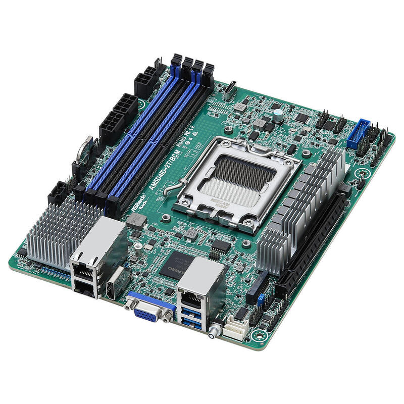 Placa Base Asrock Am5d4id-2t/Bcm  Knoll3 X300 Zócalo Am5 Mini Itx