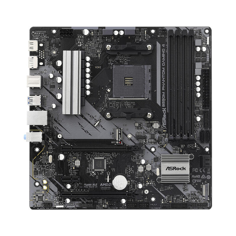 Placa Base Asrock B550 Phantom Gaming 4 Socket Am4 Atx Amd B550