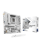 Placa Base  Asrock B860m Challenger Wifi Blanco 1851 Matx Hdmi Dp Ddr5