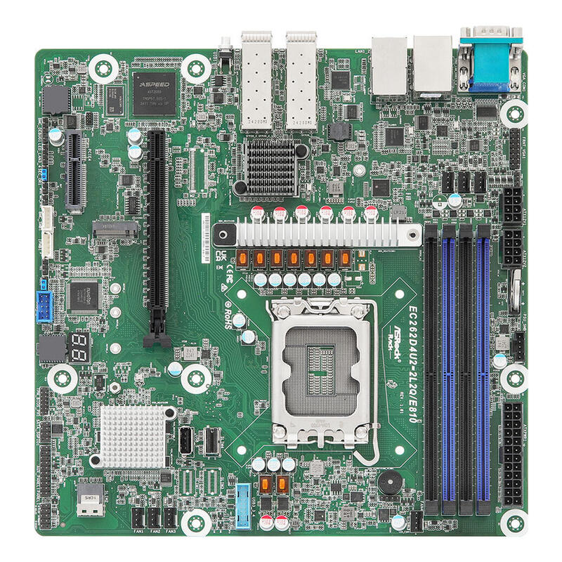 Placa Base Asrock Ec262d4u2-2l2q/E810 Intel C262 Lga 1700 Micro Atx