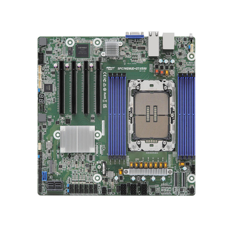 Placa Base Asrock Spc741d8ud-2t/X550  Intel C741 Lga 4677 (Socket E) Micro Atx