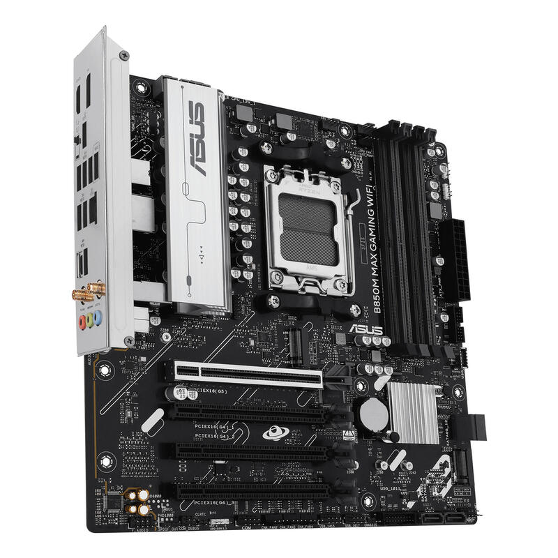 Placa Base Asus B850m Max Gaming Wifi Amd B850 Zócalo Am5 Micro Atx