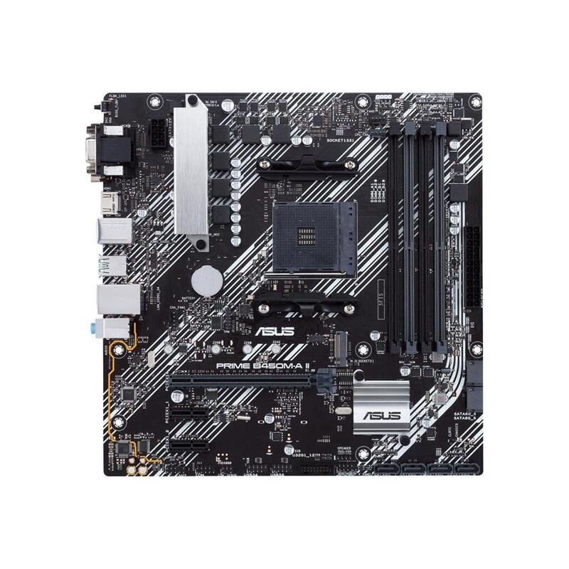 Placa Base Asus Prime B450m-A Ii Am4 B450 M.2 Hdmi Aura 4ddr4