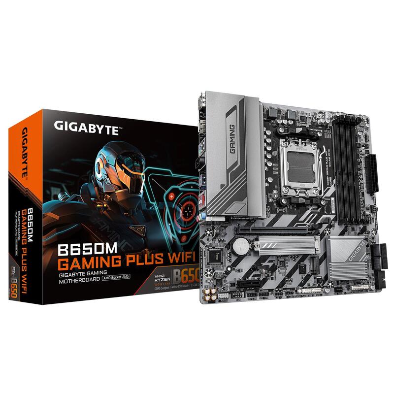 Placa Base Mainboard Gigabyte Amd B650 Sam5 Micro-Atx Memory Ddr5 Memory Slots 4 B650mgamingpluswf1.3