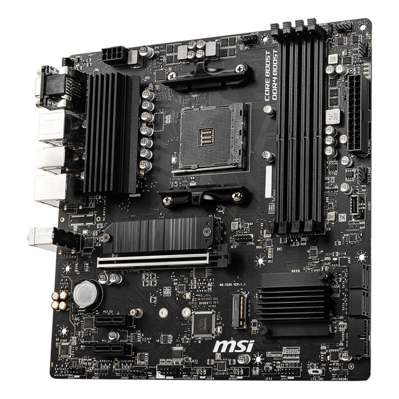Placa Base Msi Am4 B550m Pro-Vdh M-Atx/4xddr4/4xsata6/4xusb 2.0+2xusb 3.2 911-7c95-017