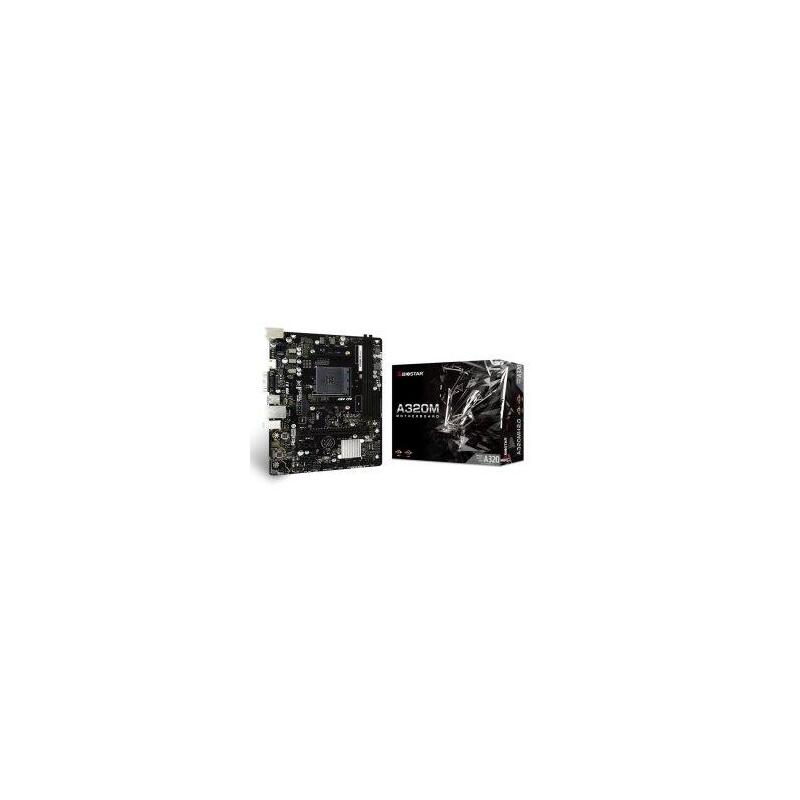 Placa Base Reacondicionado  Pb Biostar A320mh 2.0 Skt Am4 Hdmi,Vga 2ddr4 2933mhz Usb3.2 4sata6 Raid Cash30