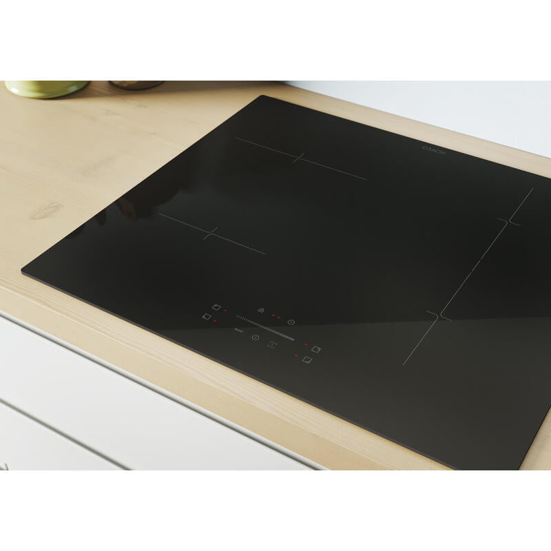 Placa De Cocción Candy Ctp643c Yep, Inducción, Ancho 59 Cm, 4 Zonas De Cocción, Control Táctil, Negra