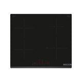 Placa De Inducción Bosch Pie63khc1z, Número De Quemadoras Zonas De Cocción 4, Sin Marco, Ancho 60 Cm, Negro