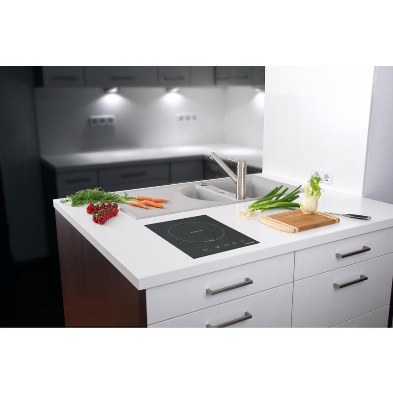 Placa De Inducción Empotrada Steba Ik 60 E, Placa Autosuficiente Negra 66000