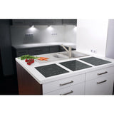 Placa De Inducción Empotrada Steba Ik 60 E, Placa Autosuficiente Negra 66000