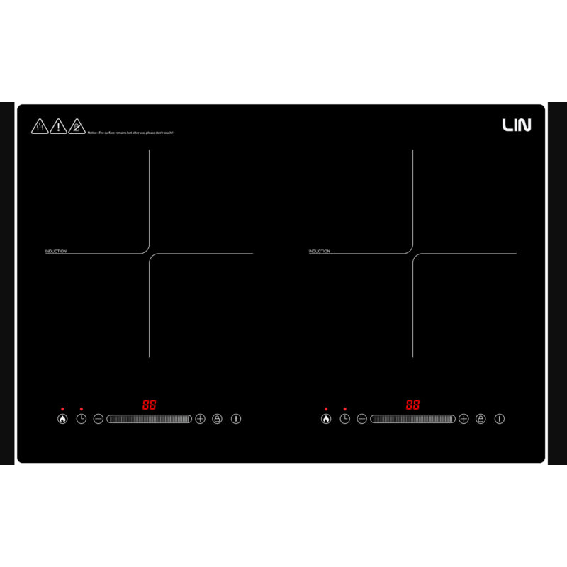 Placa De Inducción Lin Li2h-180 Cable Con Enchufe 1,2m 3200 W
