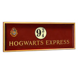 Placa The Noble Collection Harry Potter Andén 9 3 4