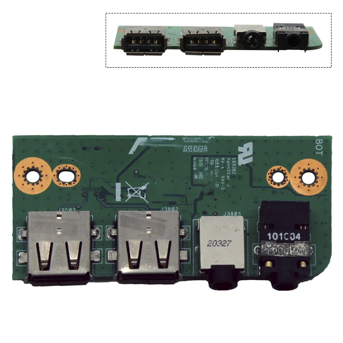 Placa Usb Y Audio Para Portátil Asus N53 N53J N53Jn N53Jf N53Jq N53Jl 69N01Mb10C04-01