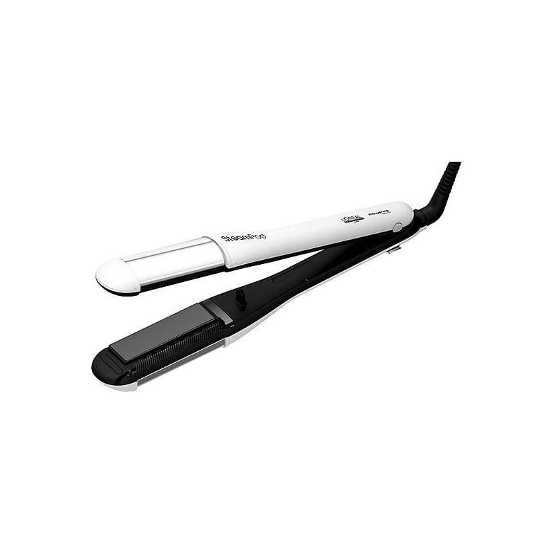 Plancha De Pelo - LOreal Paris Cerámica, 220 V, 210 °C, Blanco E3902400