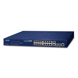 Planet Fgsw-1816hps Switch Gestionado L2 Fast Ethernet (10/100) Negro Energía Sobre Ethernet (Poe)