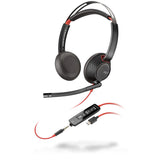 Plantronics Blackwire 5220, Auricular Negro Usb-C