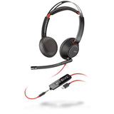 Plantronics Blackwire 5220, Auricular Negro Usb-C